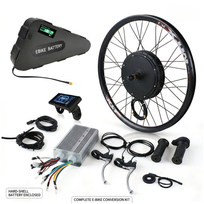 2000W E-Bike Conversion Kit with 60V 20Ah Premium Soft Pack Lithium Battery