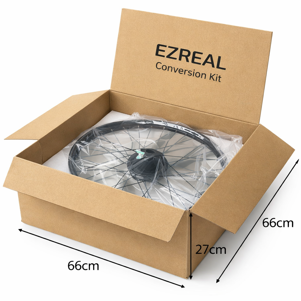 2000W Hub Motor Electric Bicycle Conversion Kit with 52V 20Ah Triangle Battery, Fit 27.5 & 29 Inch Wheel