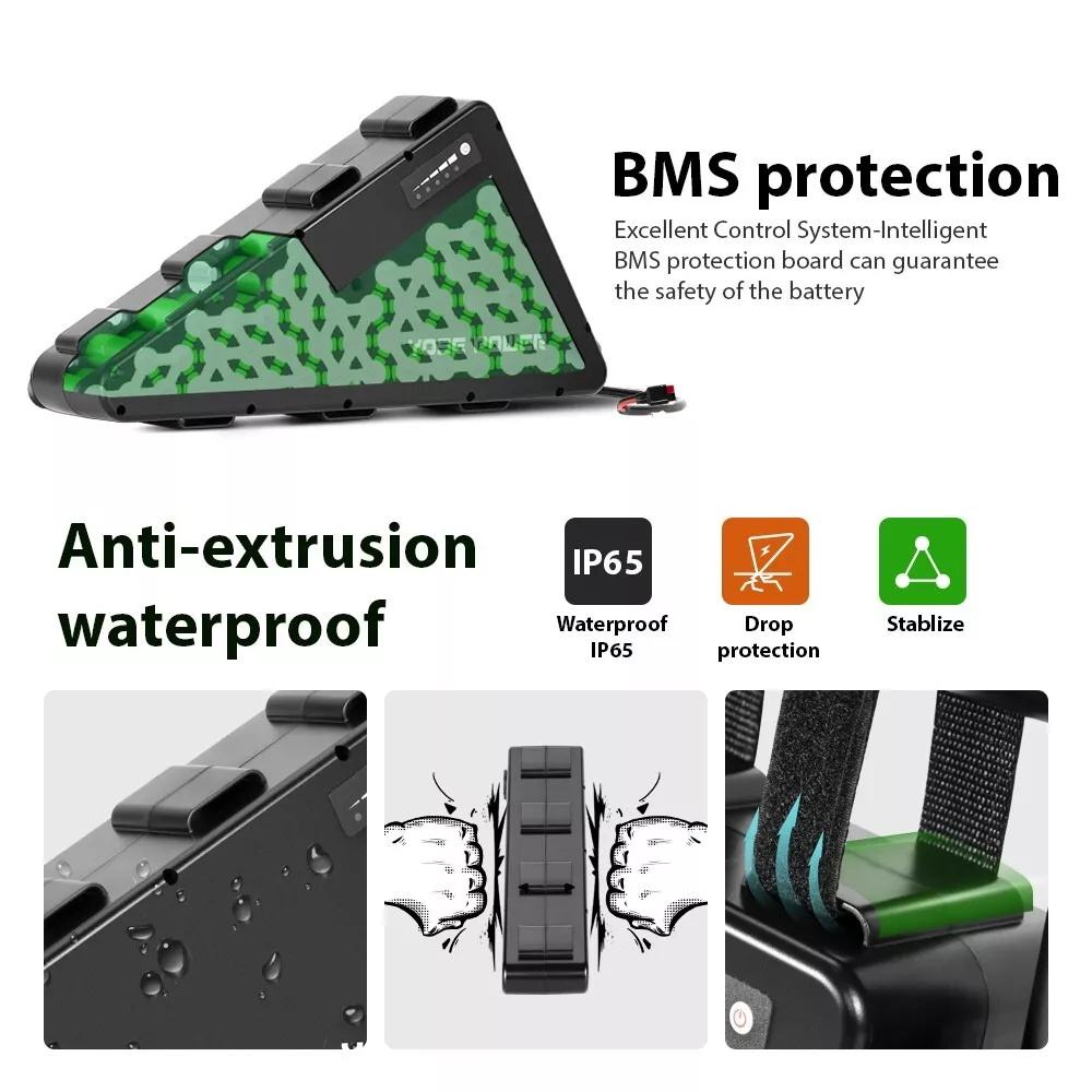 2000W E-Bike Conversion Kit with 60V 20Ah Premium Soft Pack Lithium Battery